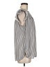 Ann Taylor LOFT 100% Polyester Gray Sleeveless Blouse Size M - photo 4