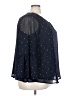 Roz & Ali Polka Dots Blue 3/4 Sleeve Blouse Size 3X - photo 4