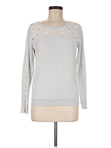 Black Rivet Long Sleeve Top (view 1)