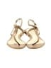 Alexander McQueen Gold Sandals Size EU 37 - photo 2