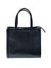Zara 100% Polyurethane Solid Black Satchel One size - photo 2