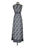Max Studio Paisley Blue Casual Dress Size XS - photo 2