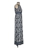 Max Studio Paisley Blue Casual Dress Size XS - photo 4