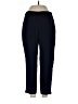 J.Crew Factory Store 100% Polyester Solid Black Casual Pants Size 12 - photo 1