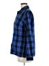 Duluth Trading Co. 100% Cotton Plaid Blue Long Sleeve Button-Down Shirt Size M - photo 5