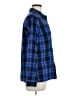 Duluth Trading Co. 100% Cotton Plaid Blue Long Sleeve Button-Down Shirt Size M - photo 4