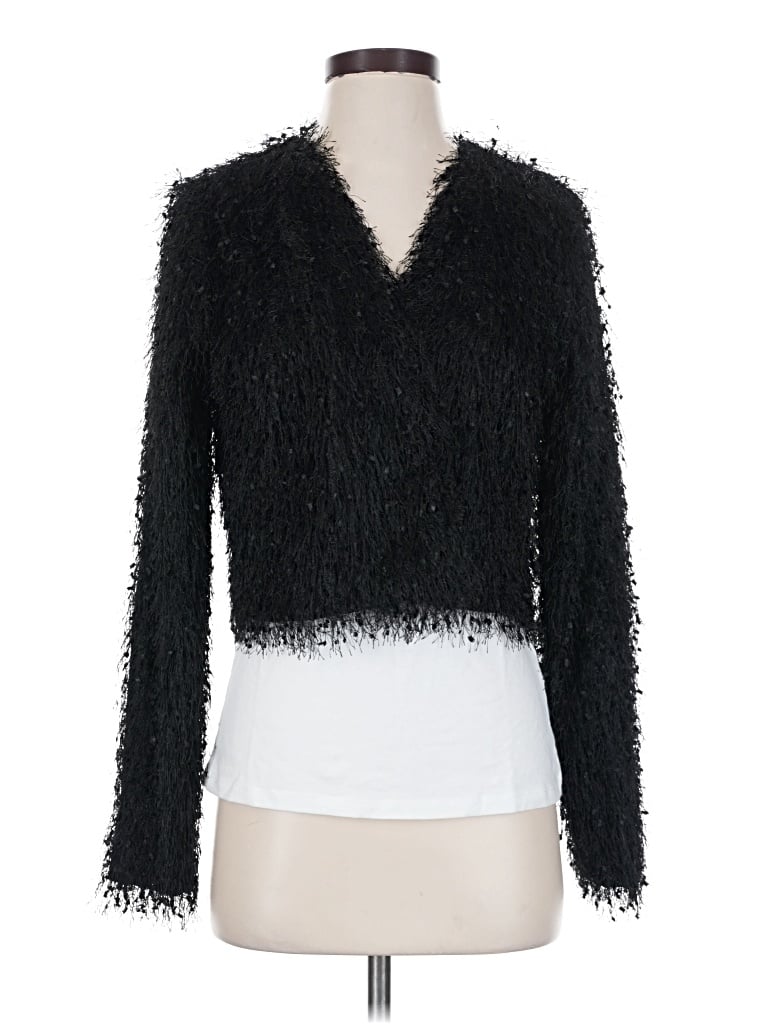 Pre-owned Forever 21 Faux Fur Jacket In Black