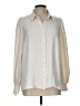 Ann Taylor 100% Polyester Color Block Ivory Long Sleeve Blouse Size L - photo 1