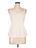 Unbranded 100% Polyester Ivory Tank Top Size L - photo 1