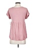 Mudd Pink Short Sleeve Top Size XS - photo 2