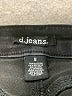 d.jeans Solid Black Denim Shorts Size 8 - photo 3