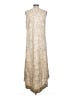 Chico's Paisley Tan Ivory Casual Dress Size Lg (2) - photo 2
