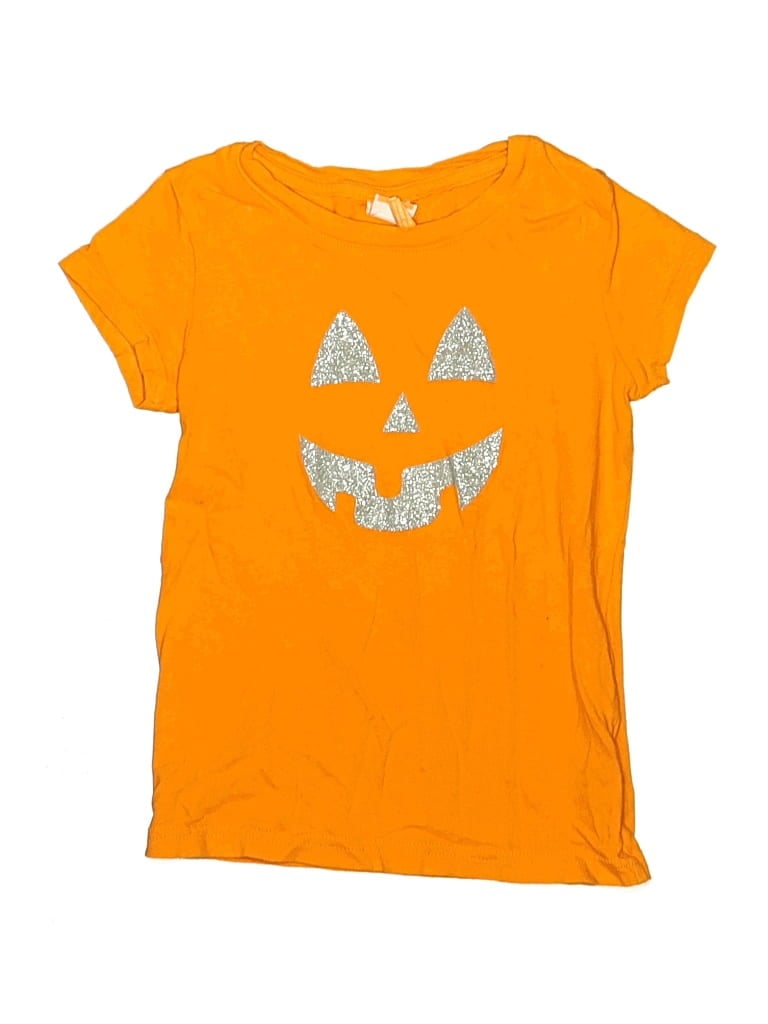 Pre-owned Assorted Brands Kids' Short Sleeve T-shirt In Orange