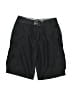 Tony Hawk 100% Polyester Solid Black Cargo Shorts Size 7 - photo 1