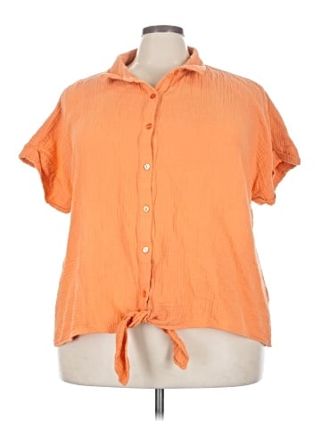Belle By Kim Gravel Short Sleeve Blouse (view 1)