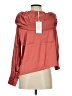 Grace Karin Burgundy Long Sleeve Blouse Size S - photo 2
