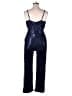 Shein Metallic Blue Jumpsuit Size XL - photo 2