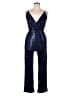 Shein Metallic Blue Jumpsuit Size XL - photo 1