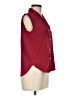 Unbranded Burgundy Sleeveless Button-Down Shirt Size M - photo 4