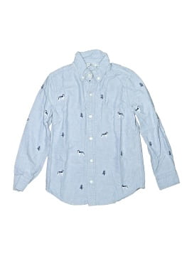 Janie And Jack Long Sleeve Button Down Shirt