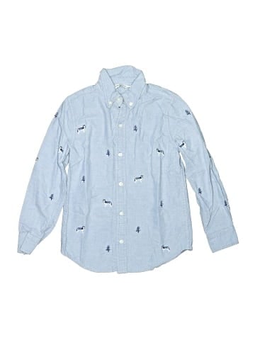 Janie and Jack Long Sleeve Button-Down Shirt (view 1)