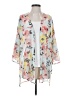 Peach Love 100% Polyester Gray Kimono Size S - photo 1