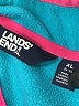Lands' End 100% Polyester Teal Pullover Sweater Size 14 - 16 - photo 3