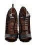 Givenchy Black Leather Strappy Ria Wedges Size EU 38 1/2 - photo 2
