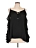 Jennifer Lopez 100% Polyester Black Sleeveless Blouse Size L - photo 1