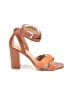 Banana Republic 100% Leather Orange Sandals Size 9 1/2 - photo 1