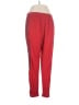 Adidas 100% Polyester Color Block Red Track Pants Size L - photo 1