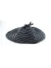 San Diego Hat Company 100% Polyester Stripes Black Sun Hat One size - photo 1