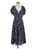 THML Polka Dots Blue Casual Dress Size S - photo 1