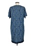 Max Studio Print Blue Casual Dress Size M - photo 2