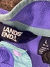 Lands' End 100% Polyester Blue Pullover Sweater Size L - photo 7