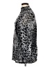 Chico's 100% Nylon Animal Print Silver Long Sleeve Turtleneck Size L - photo 5