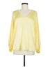 Boston Proper Yellow Long Sleeve Blouse Size M - photo 1