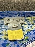 MULTIPLES Blue Short Sleeve Blouse Size XL - photo 7