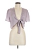 Wild Fable 100% Polyester Purple Short Sleeve Blouse Size M (estimated) - photo 1