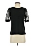 CeCe Black Short Sleeve Top Size XS - photo 1