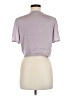 Wild Fable 100% Polyester Purple Short Sleeve Blouse Size M (estimated) - photo 2