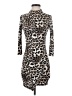 Joyce Leslie Animal Print Brown Cocktail Dress Size S - photo 1