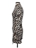 Joyce Leslie Animal Print Brown Cocktail Dress Size S - photo 5