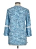 Lilly Pulitzer 100% Rayon Blue 3/4 Sleeve Blouse Size M - photo 2