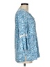 Lilly Pulitzer 100% Rayon Blue 3/4 Sleeve Blouse Size M - photo 4