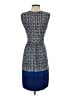 Max Studio Print Blue Casual Dress Size S - photo 2