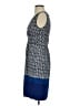 Max Studio Print Blue Casual Dress Size S - photo 5