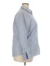 Lands' End Polka Dots Stripes Blue Long Sleeve Button-Down Shirt Size 18 - photo 4