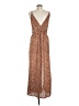 Shein 100% Polyester Brown Casual Dress Size 6 - photo 2