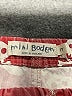 Mini Boden Print Red Shorts Size 7 - photo 3
